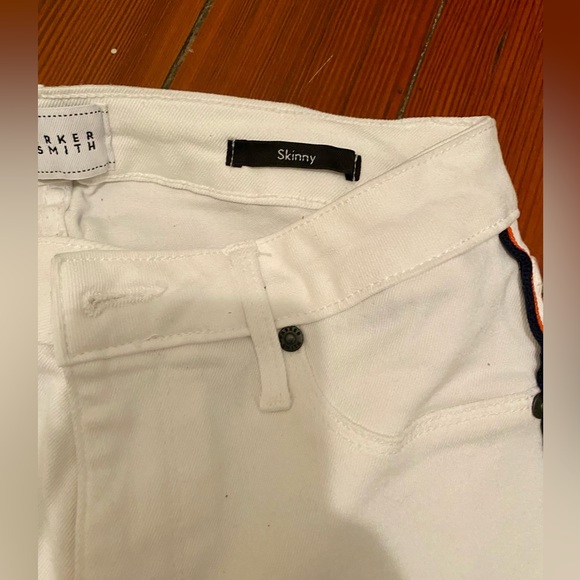 Parker Smith Tuxedo Stripe Skinny Jean - Picture 5 of 6